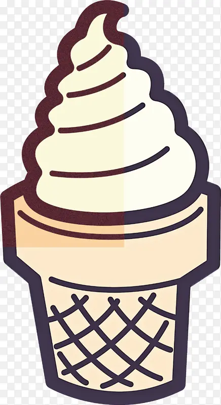 软冰淇淋 冷冻甜点 冰淇淋蛋卷