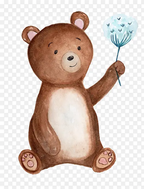 泰迪熊 棕色 动物形象