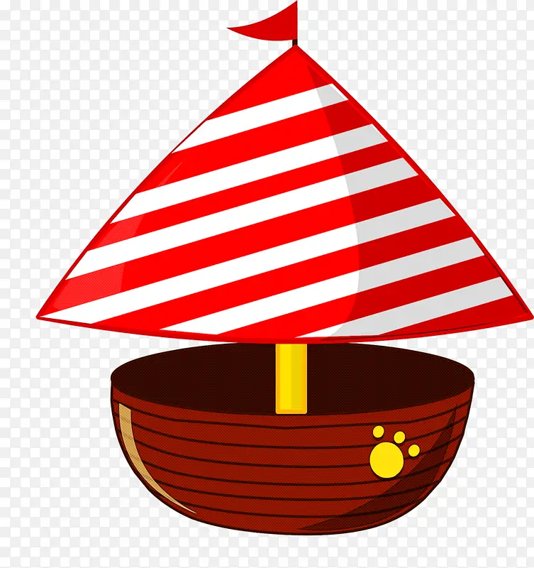 红旗帆船