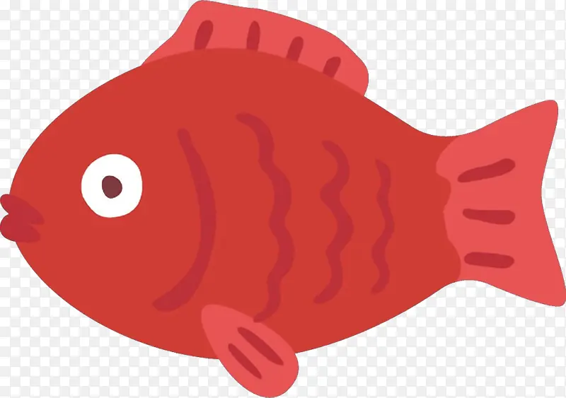 鱼 红色 比目鱼
