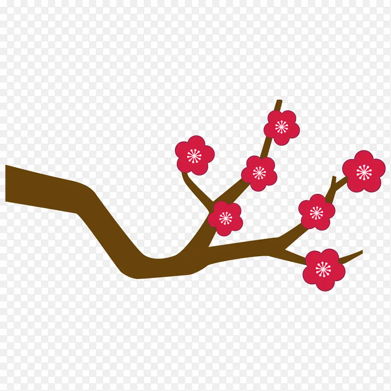 梅花枝 梅花 冬花PNG图片素材下载_图片编号6976756-PNG素材网