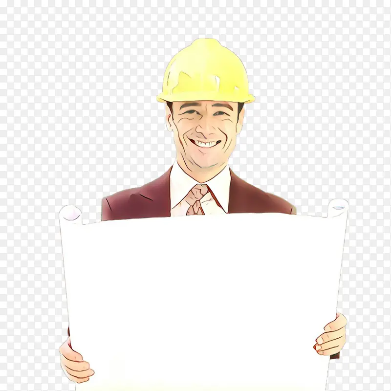 安全帽 建筑工人 卡通