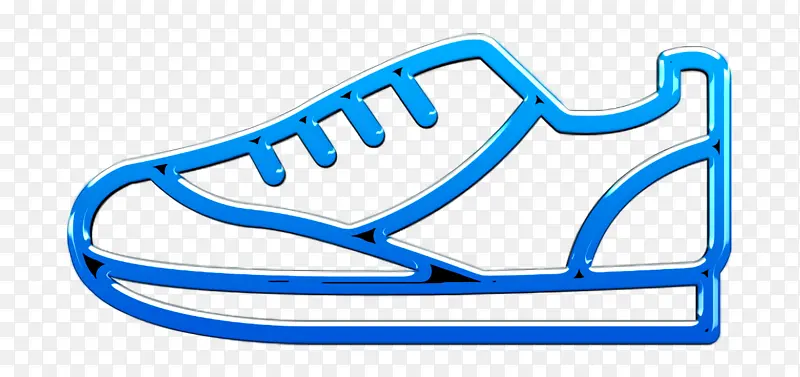 衣服图标 鞋子图标 蓝色