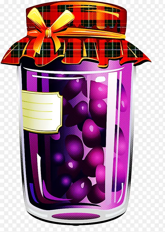 梅森罐 紫色 水果酱