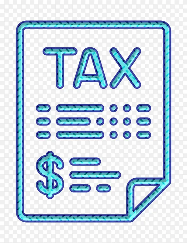 税务图标 财务图标 文字