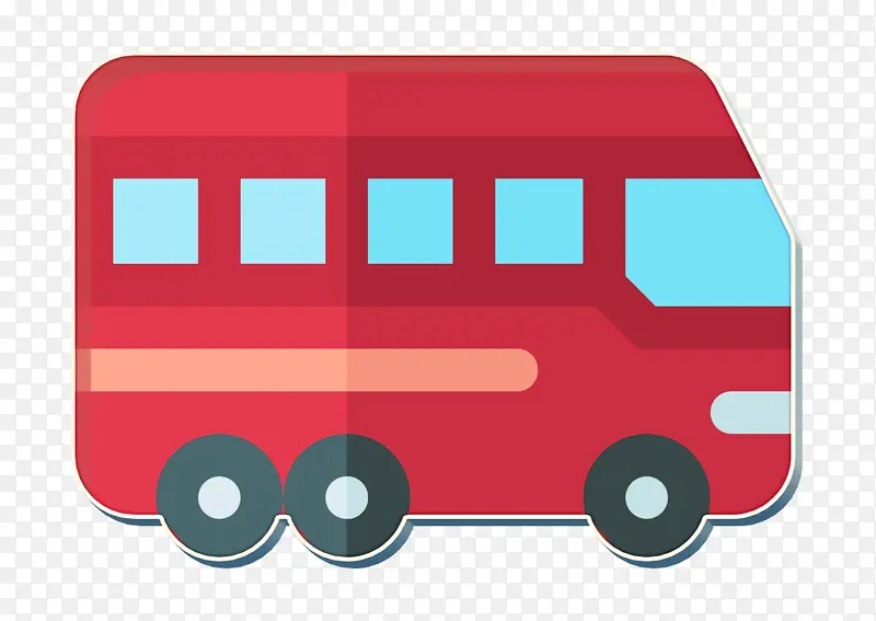 公交车图标 公共交通图标 交通工具
