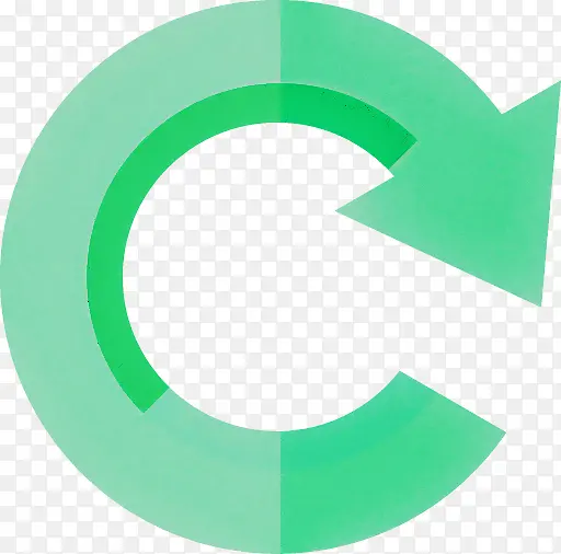 绿色 圆形 符号
