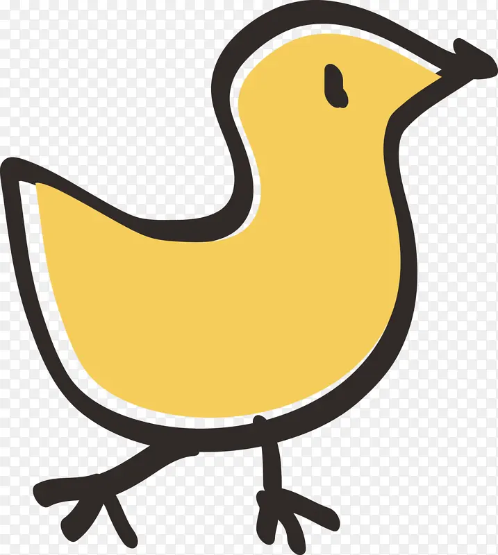 小鸭 可爱 黄色