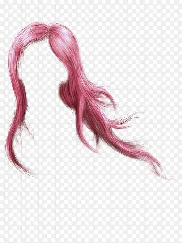 头发 粉色 发型
