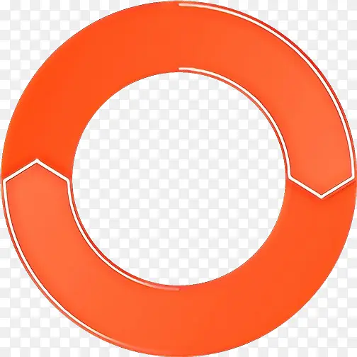 橙色 圆圈 救生圈