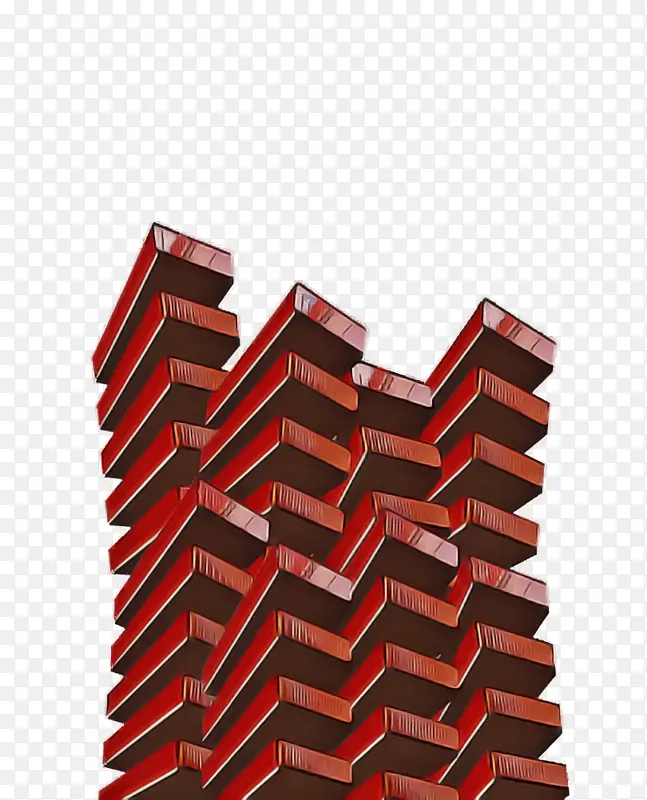 红色 建筑 长方形