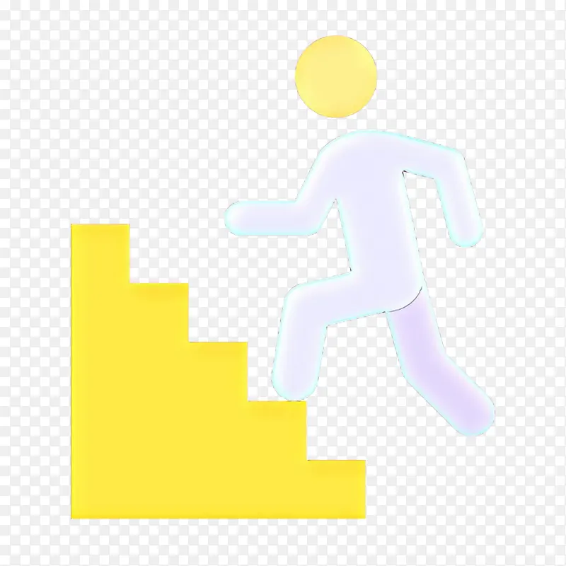 黄色 标志 跑步