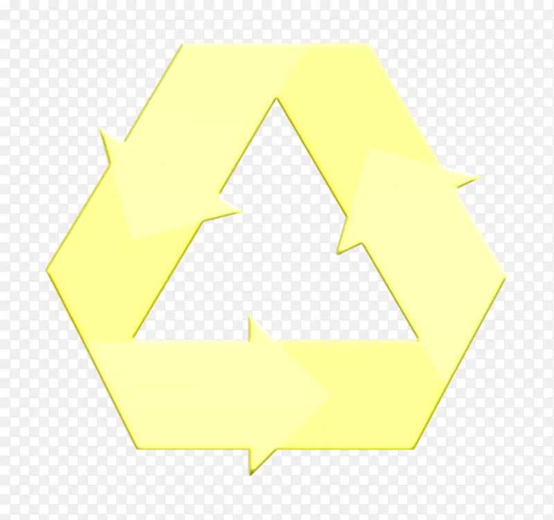 回收图标 形状和符号图标 可持续能源图标