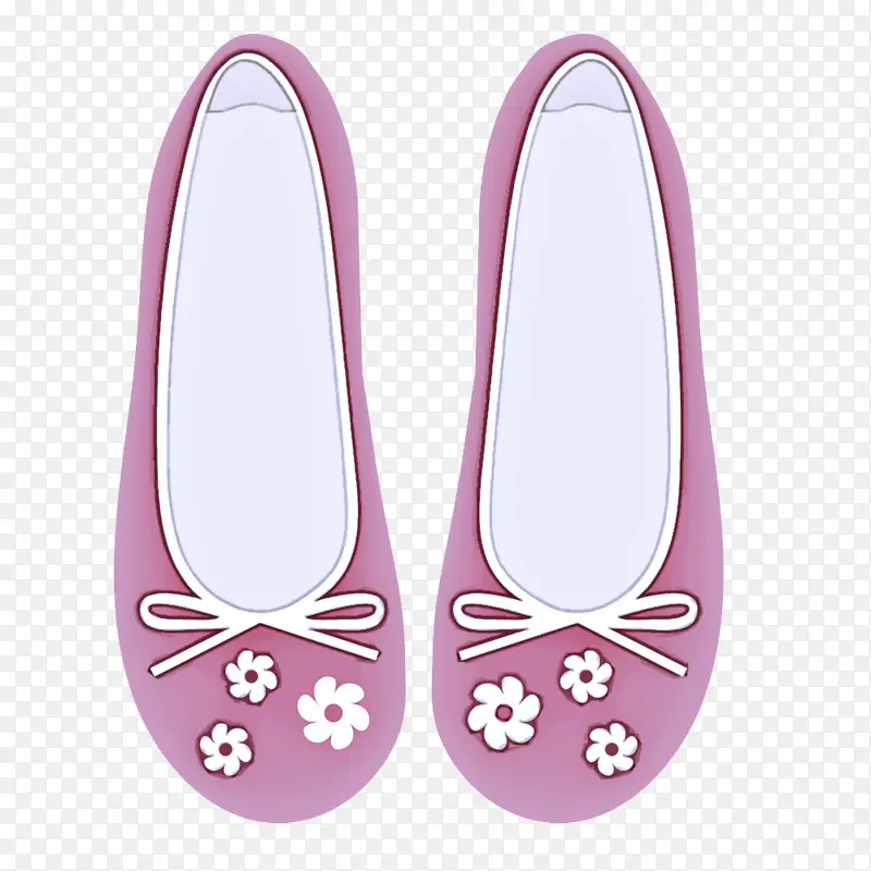鞋类 粉色 芭蕾平底鞋
