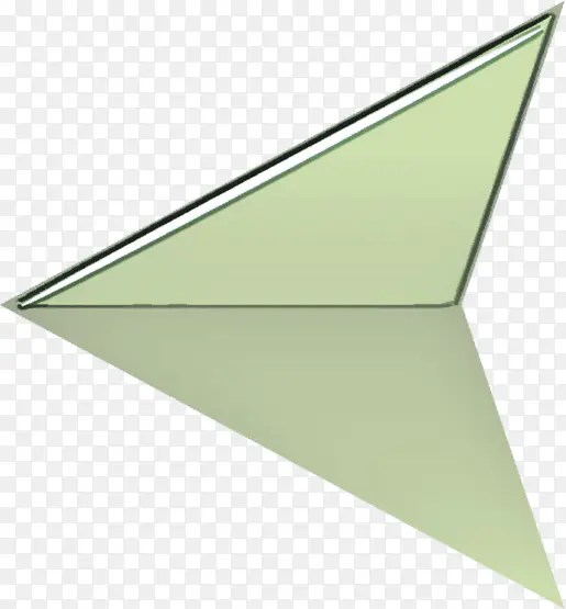 绿色 三角形 直线