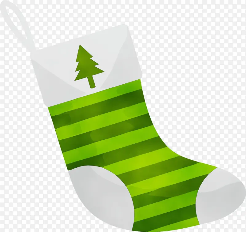 采购产品圣诞长袜 圣诞装饰品 水彩