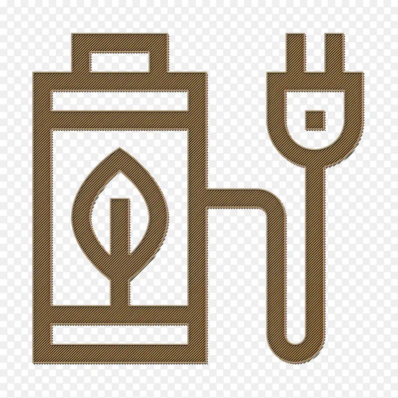 可持续能源图标 电源图标 电池图标