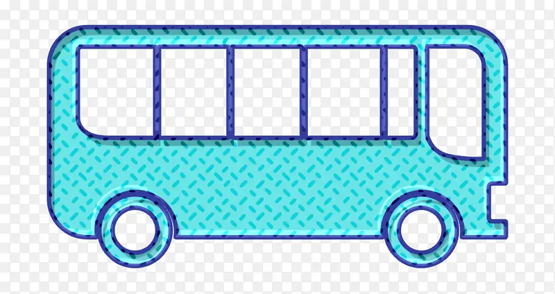 公交车图标 交通图标 科技图标