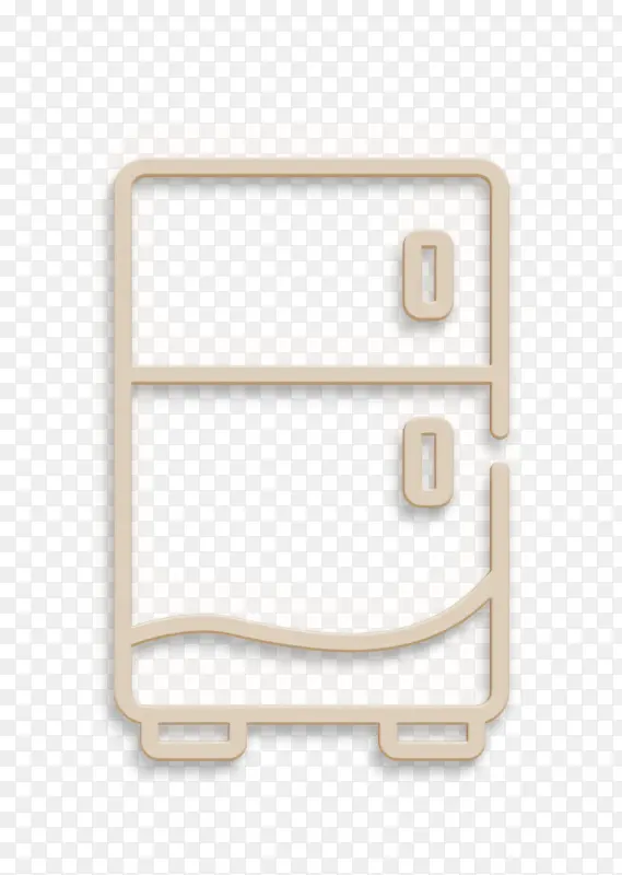 冰箱图标 电子产品图标 厨房图标