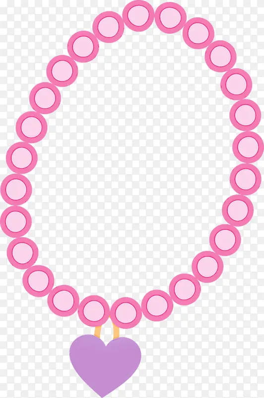 粉色 心形 身体珠宝