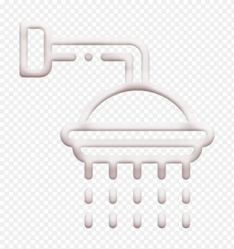 浴室图标 淋浴图标 徽标