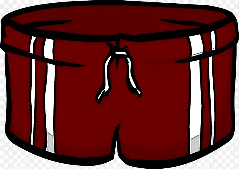 红色泳裤泳裤
