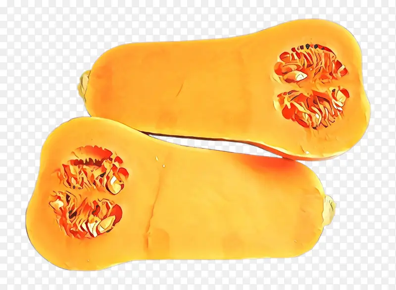 橙色 胡桃南瓜 鞋子