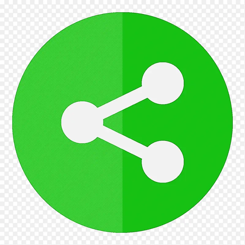 绿色 圆形 符号