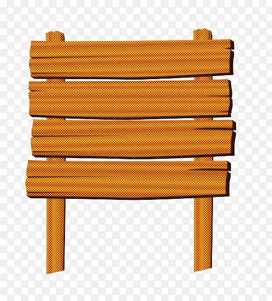 黄色 家具 长凳