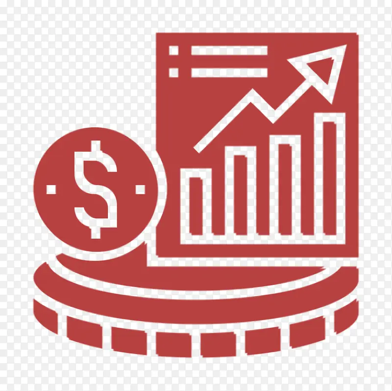增长图标 收入图标 会计图标