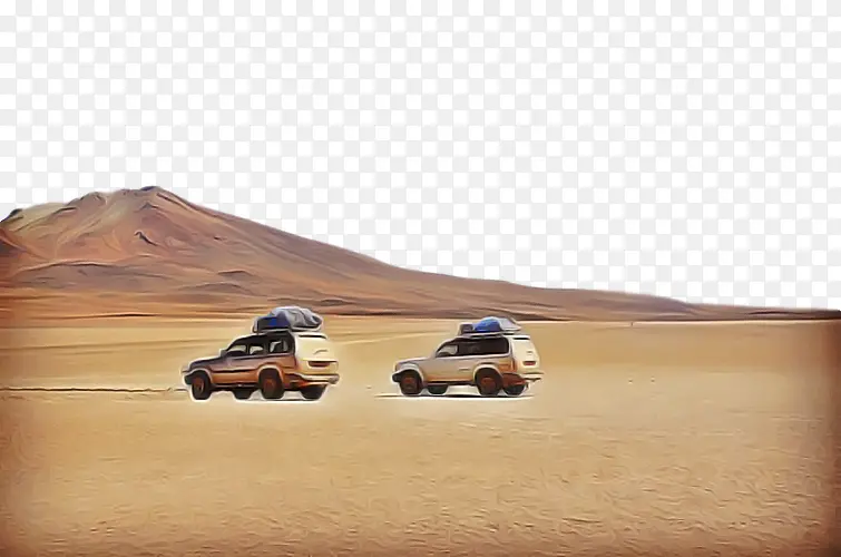 沙漠 自然环境 车辆