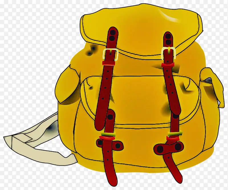 黄色 包 背包