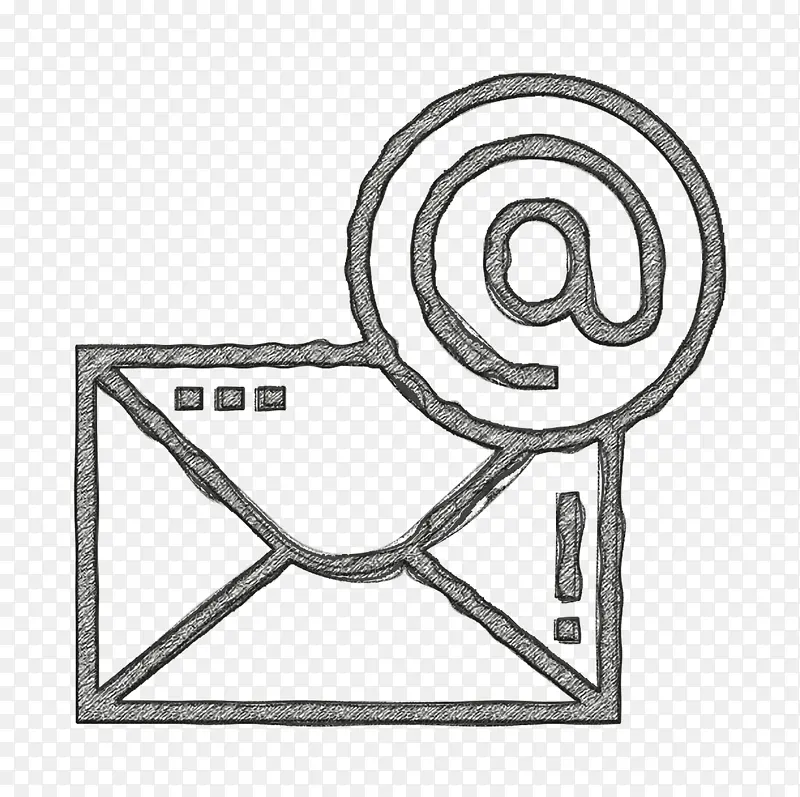 邮件图标 商业分析图标 电子邮件图标