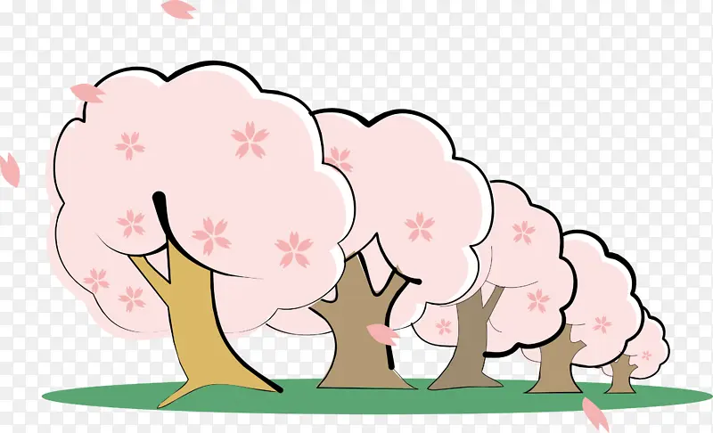 樱桃花 花 大象