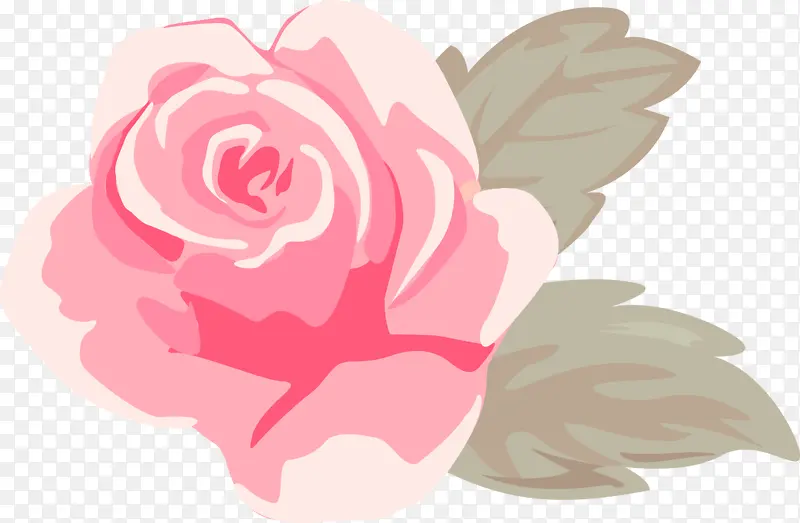 粉色玫瑰 水彩玫瑰 婚礼邀请花