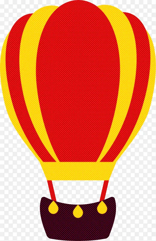 热气球 黄色 气球
