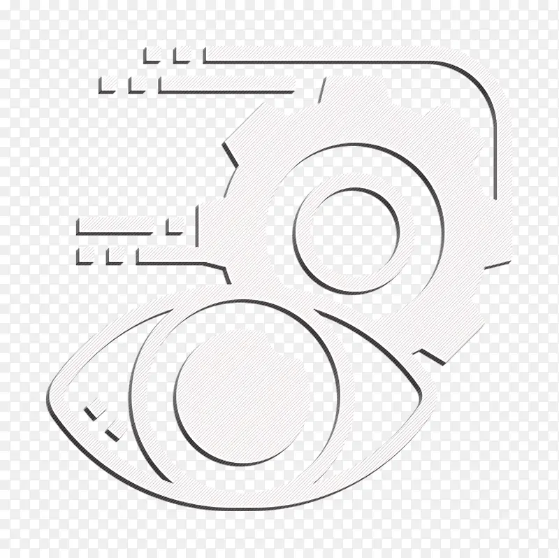 眼睛图标 视觉图标 商业分析图标
