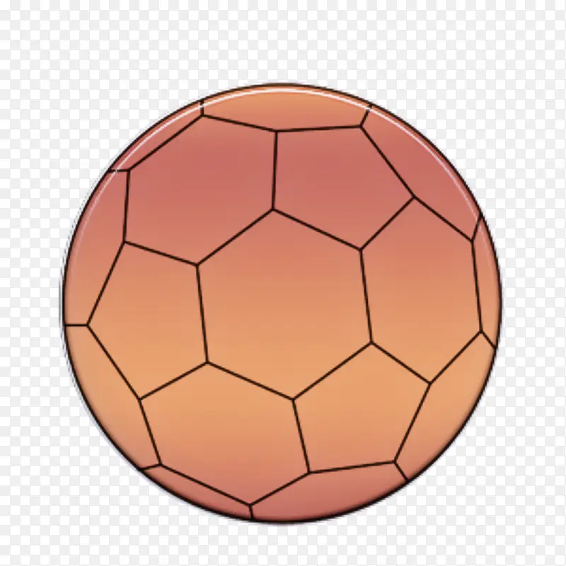 足球 橙色 球