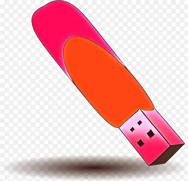 粉色 数据存储设备 橙色