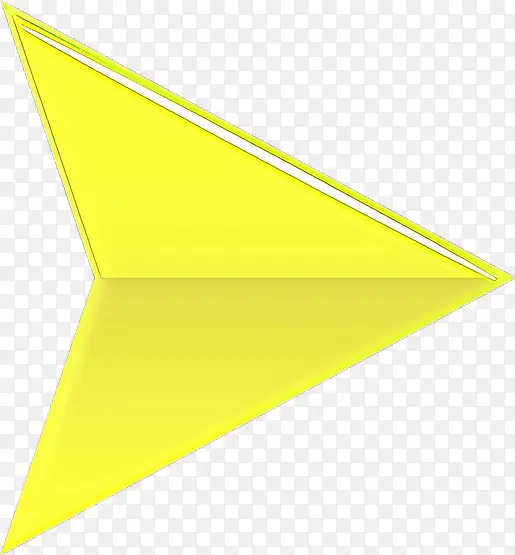 黄色 直线 三角形