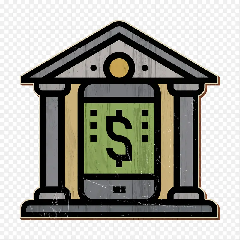 网上银行图标 数字银行图标 时钟