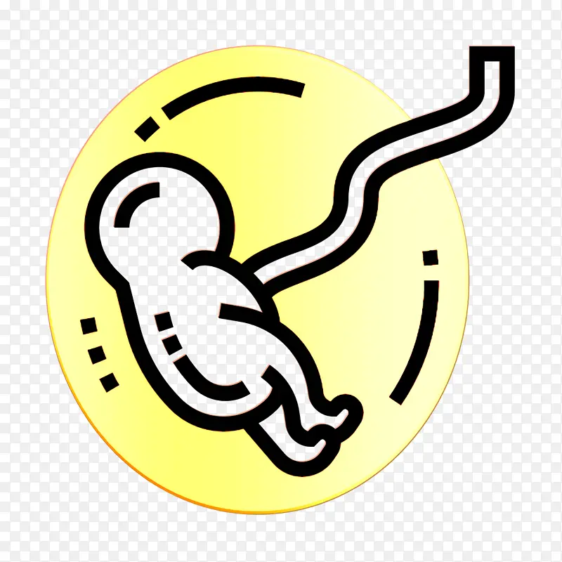健康检查图标 怀孕图标 胎儿图标