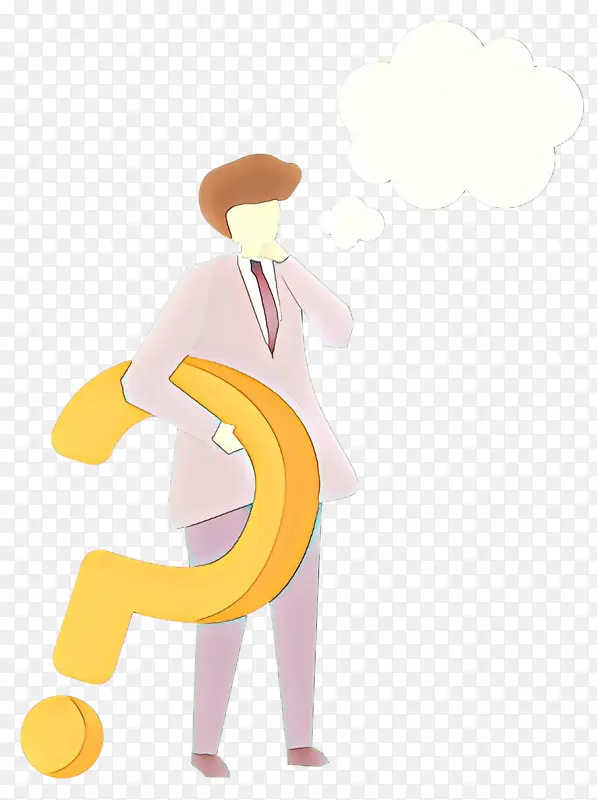 思考问题的商务人士插画PNG图片素材下载_图片编号6992269-PNG素材网