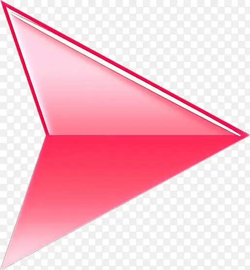 粉色 线条 三角形
