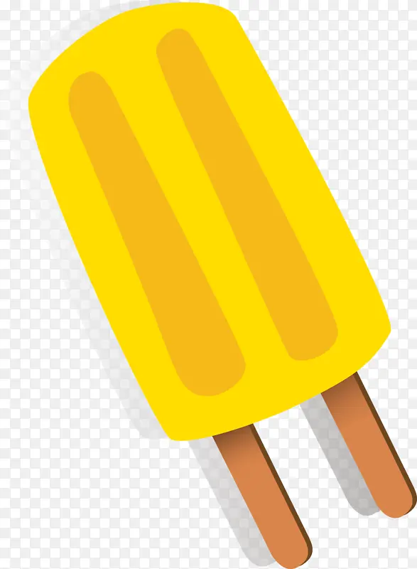 冷冻甜点 黄色 冰激凌棒