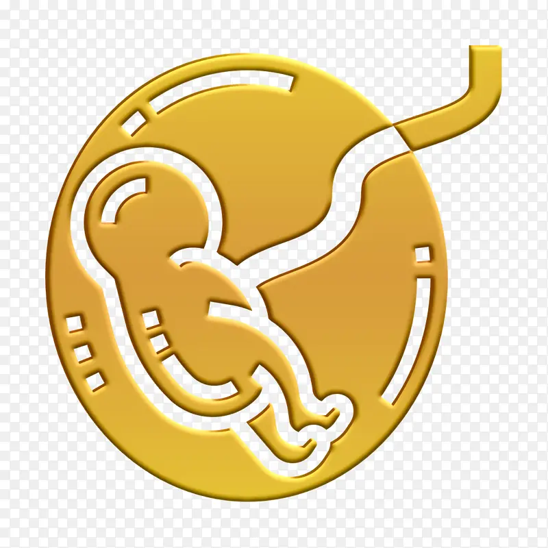 健康检查图标 怀孕图标 胎儿图标