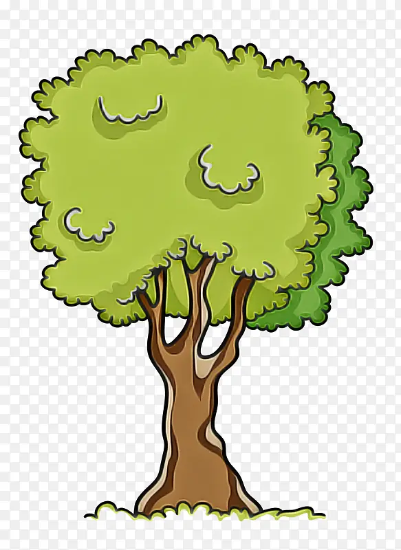 树 绿色 卡通