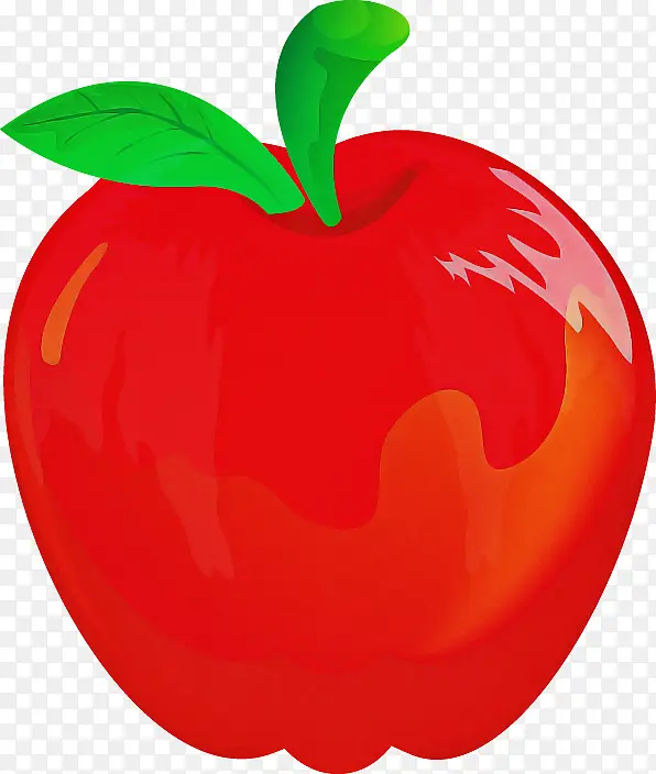 水果 红色 苹果