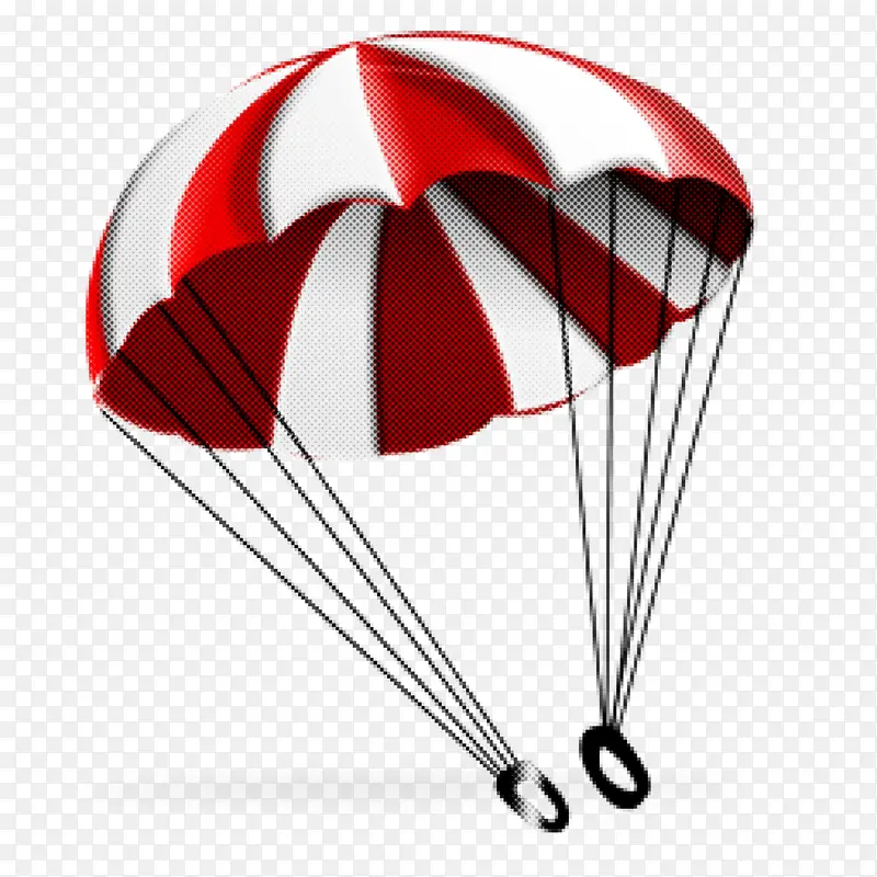 降落伞 红色 空中运动
