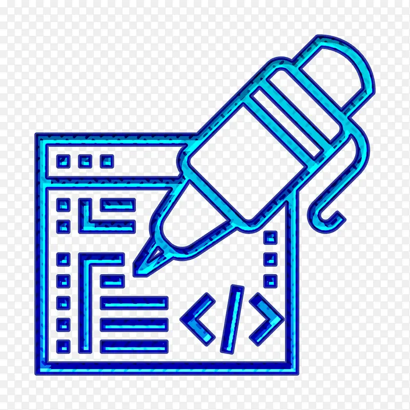 编程图标 编码图标 文件和文件夹图标
